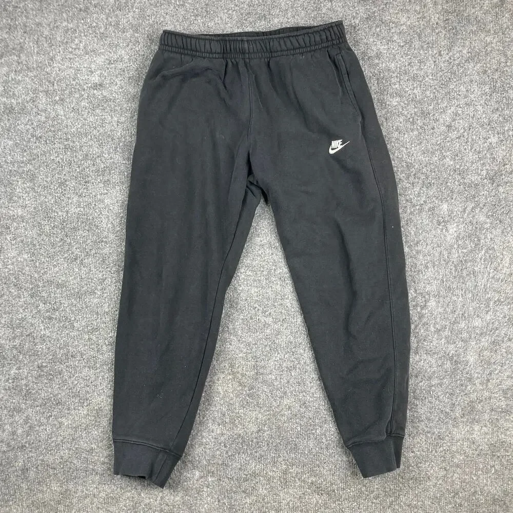 Nike Sweatpants Mens M Black Jogger Athletic Logo